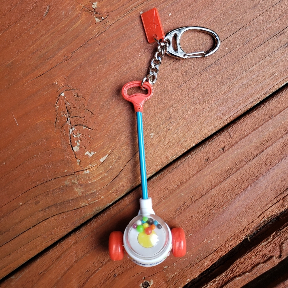 2000 Mattel Fisher-Price Vintage Corn Popper (POP POP!!) Keychain - Small